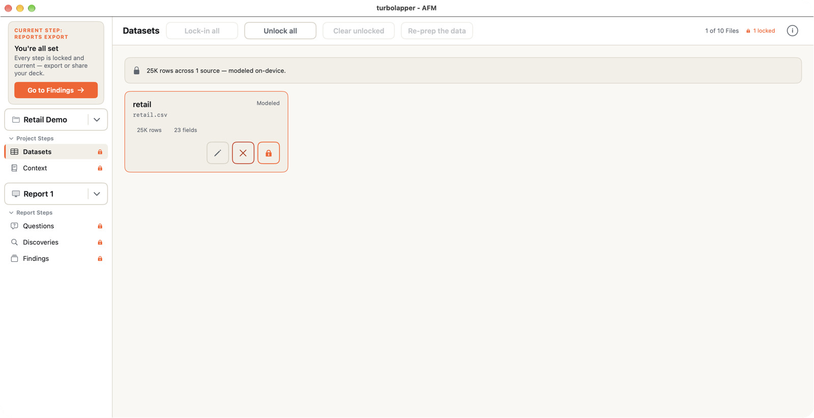 turbolapper Datasets on Mac